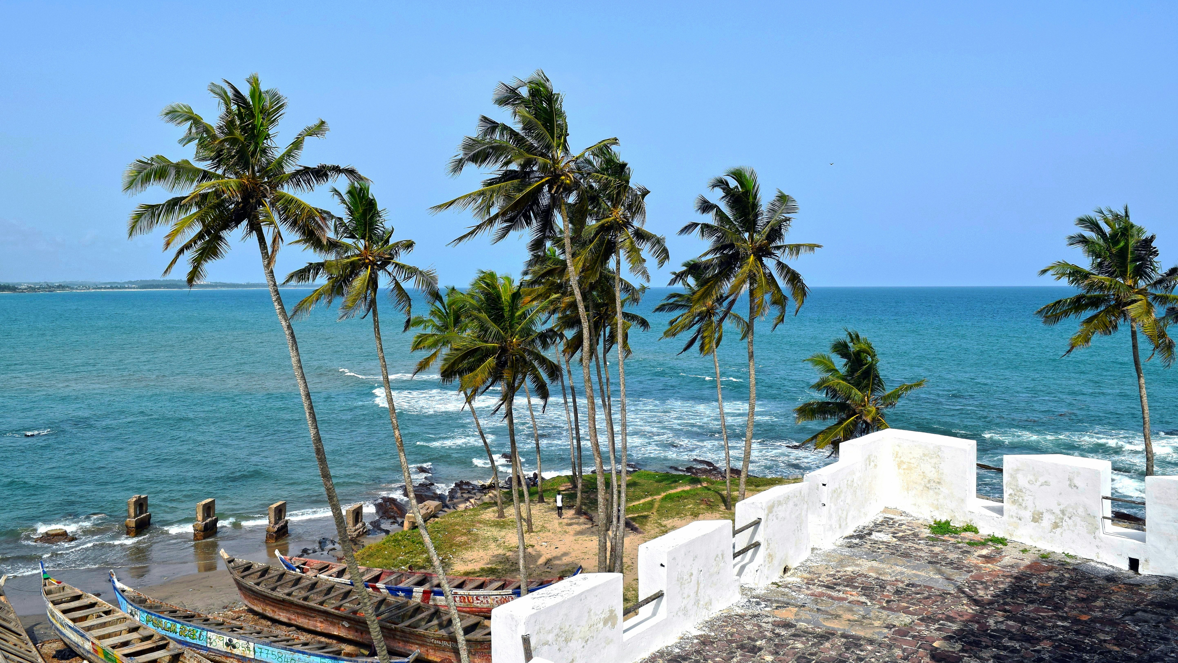 Beautiful Ghana coastline